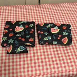 Vera Bradley popsocket coffee and can beverage koozies